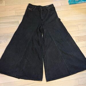 Diesel Black Flare Jeans